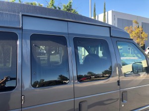 raised roof 2005 ford E 350 grey