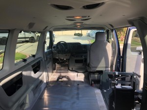 2013 ford e350 blue interior