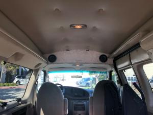 interior front 2005 ford E 350 grey